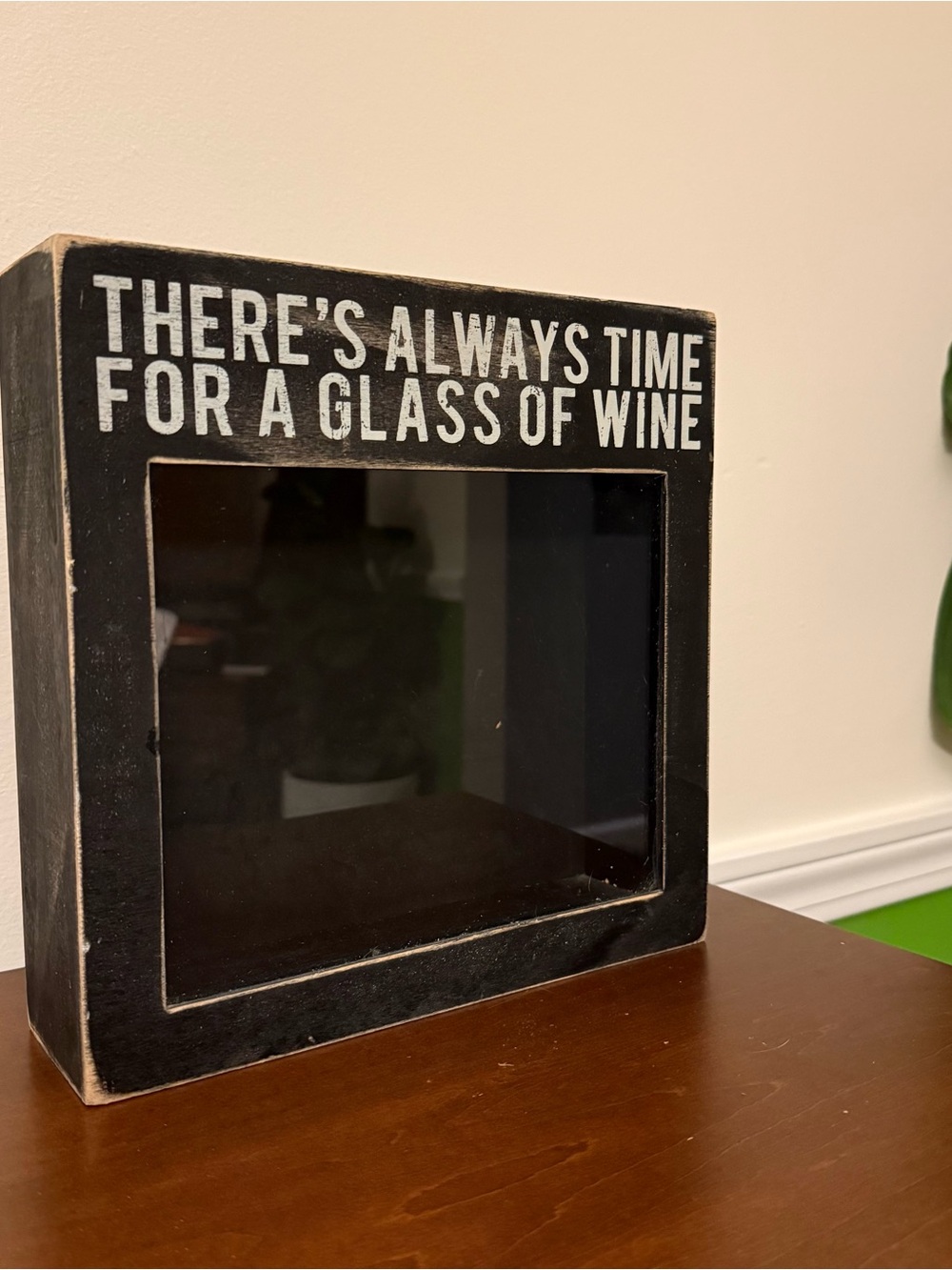 Primitives by Kathy Black Distressed Wine Cork Keepsake Box